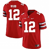 Ohio State Buckeyes 12 Denzel Ward Red Nike College Football Jersey Dzhi,baseball caps,new era cap wholesale,wholesale hats